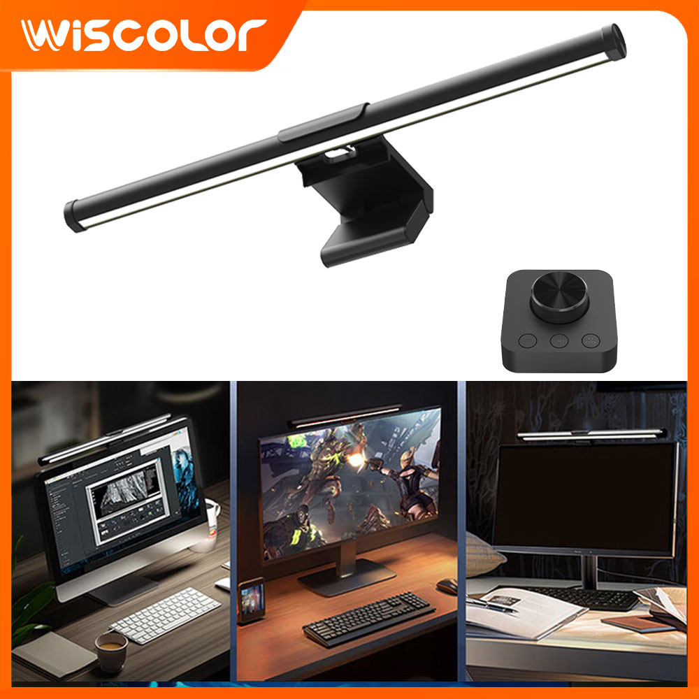 Desk Setup On Bed - Instellen Dimmen Monitor Lichtbalk LED-scherm Hangende