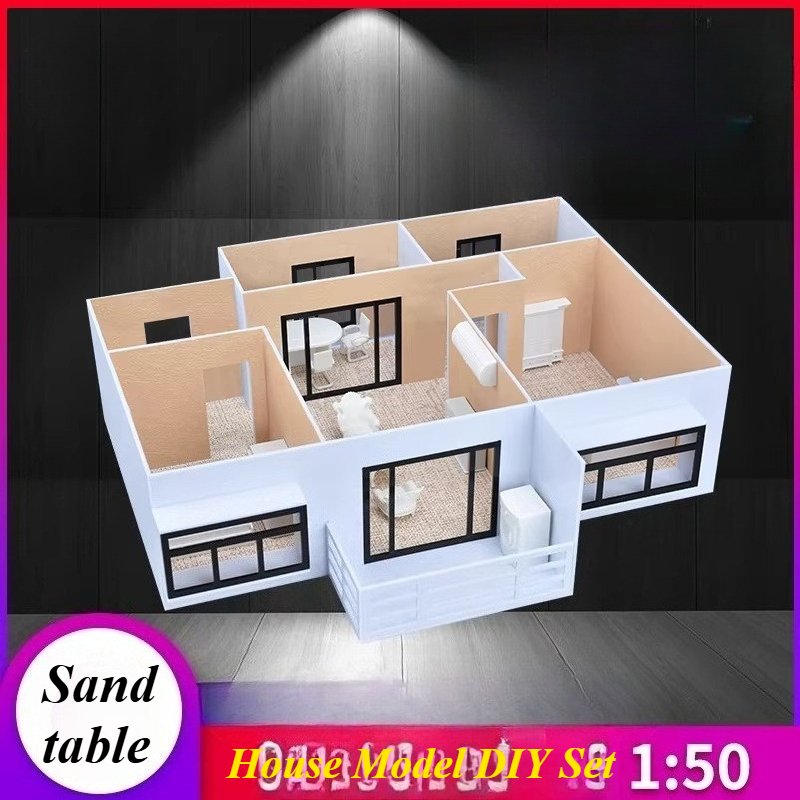 Desk Setup Design - 1:50 Schaal Zandtafel Diorama Interieurontwerp Modelbouwpakket
