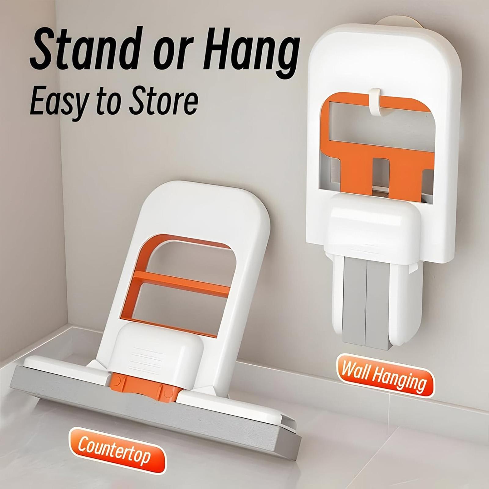 Desk Setup Clean - Zelfknijpende bureaumop Handheld sponsmop voor thuis