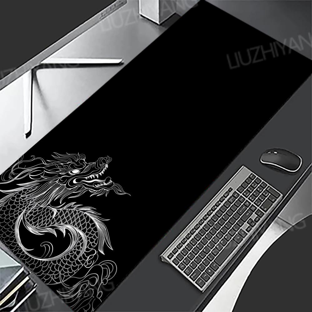 Desk Setup Maker - Japan Dragon Muismat Rubberen antislip toetsenbordtafelmatten