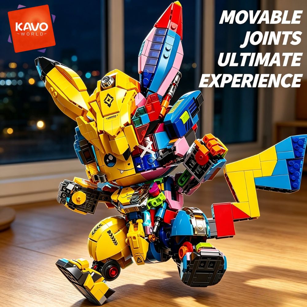Desk Setup Enthusiast - KAVOWORLD 1505-delige Mechanische Muis Mecha Bouwstenen