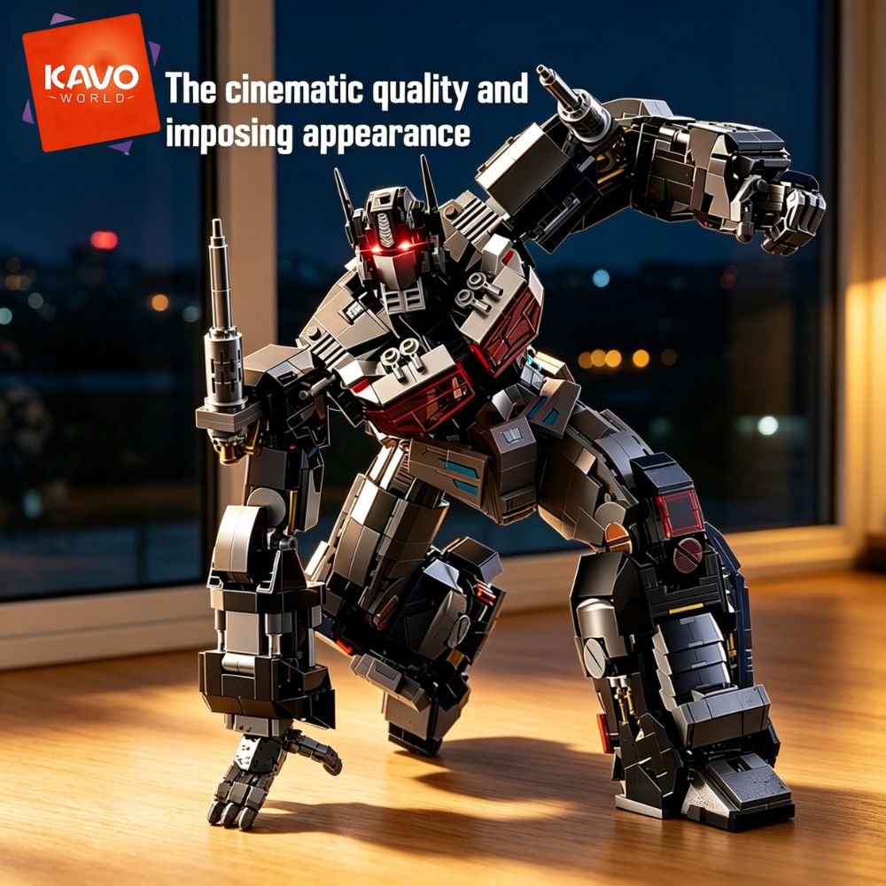 Desk Setup Enthusiast - KAVOWORLD 2045-delige Future Mecha Robot Bouwstenen