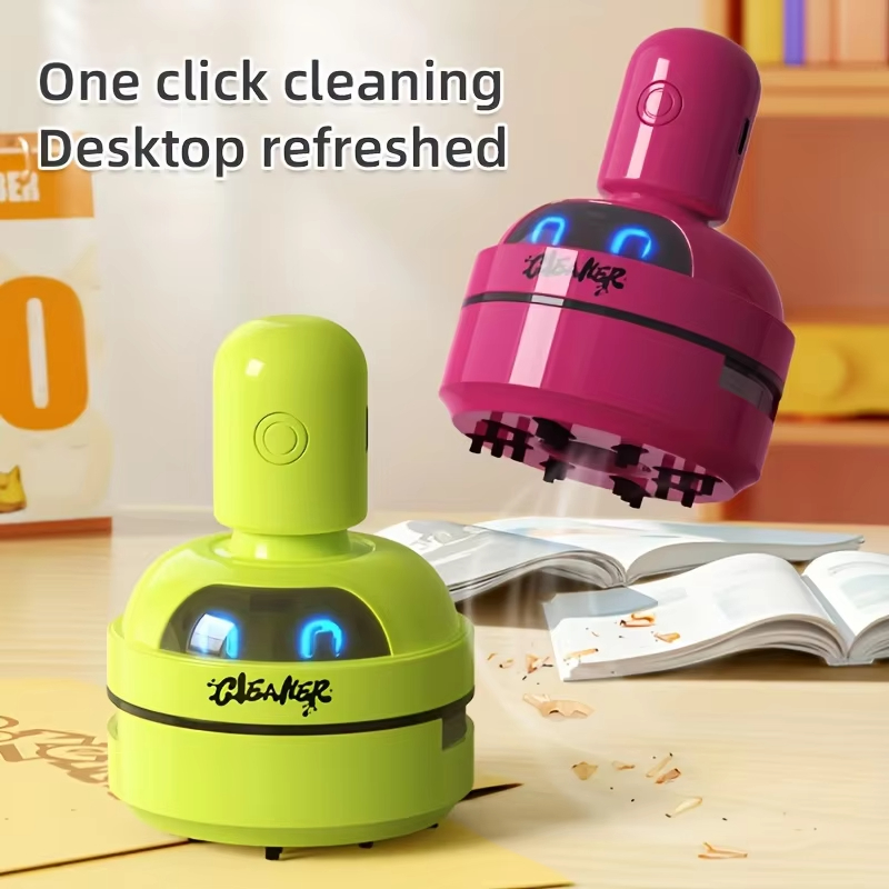 Desk Setup Clean - Mini Desktop Stofzuiger Draagbare USB Oplaadbare