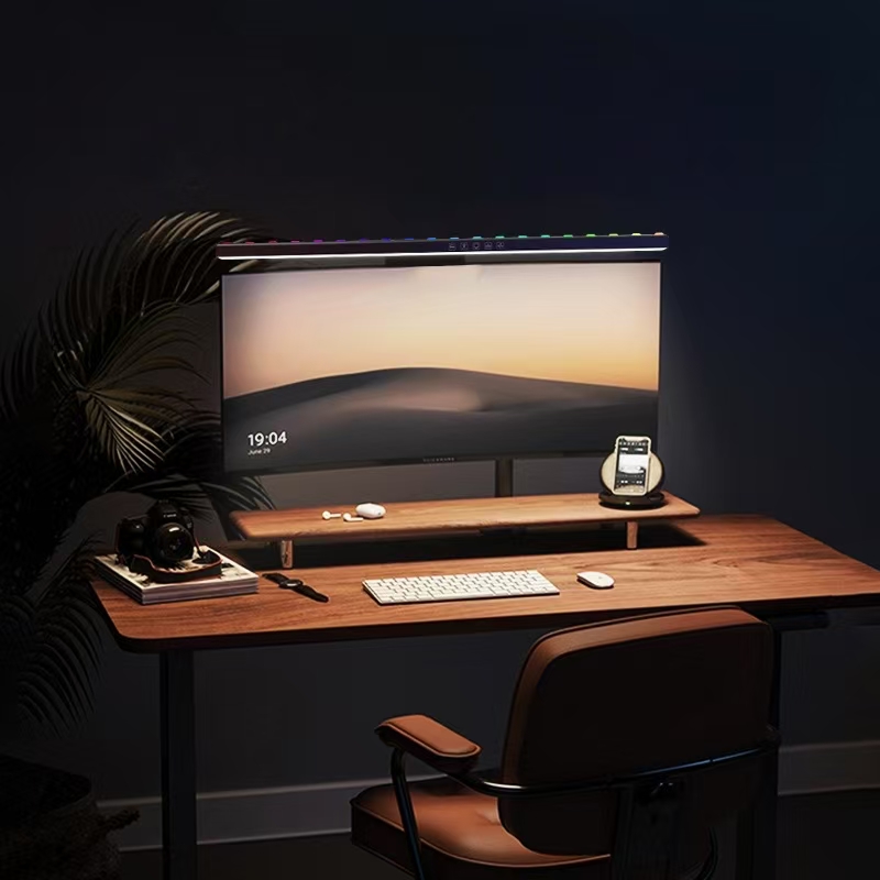 Desk Setup On Bed - LED-monitorlamp Hangende bureaulamp Oogvriendelijk traploos dimmen