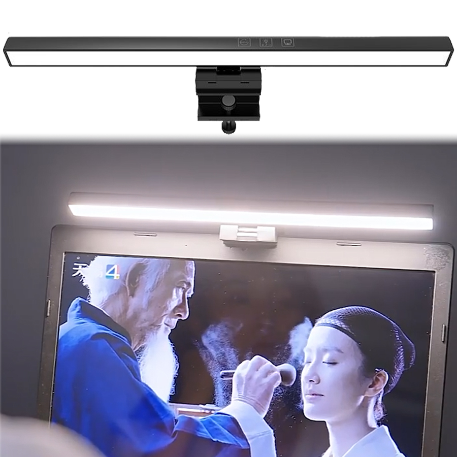 Desk Setup On Bed - LED-monitorlichtbalk 33 cm 50 cm Computermonitorlamp