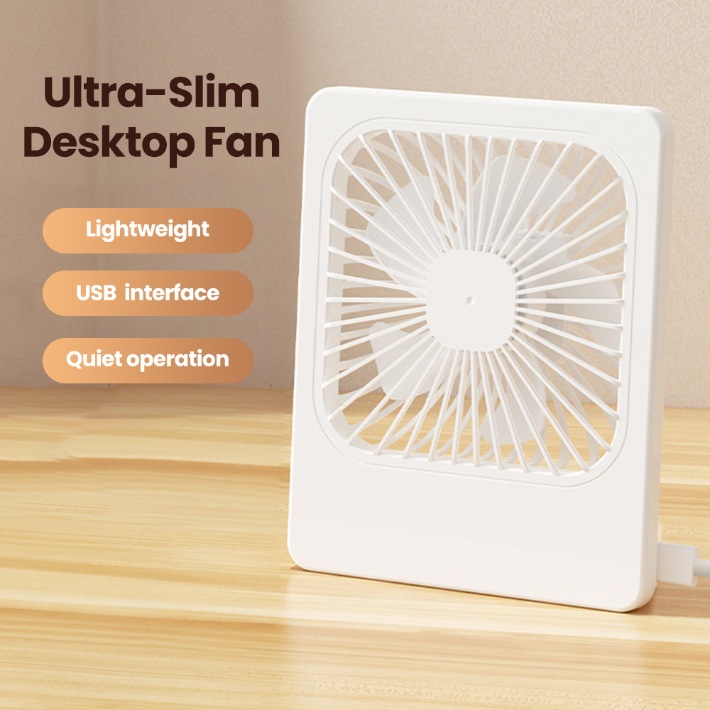 Fan Desk Small Usb - Mini USB-ventilator met 5 bladen, stille