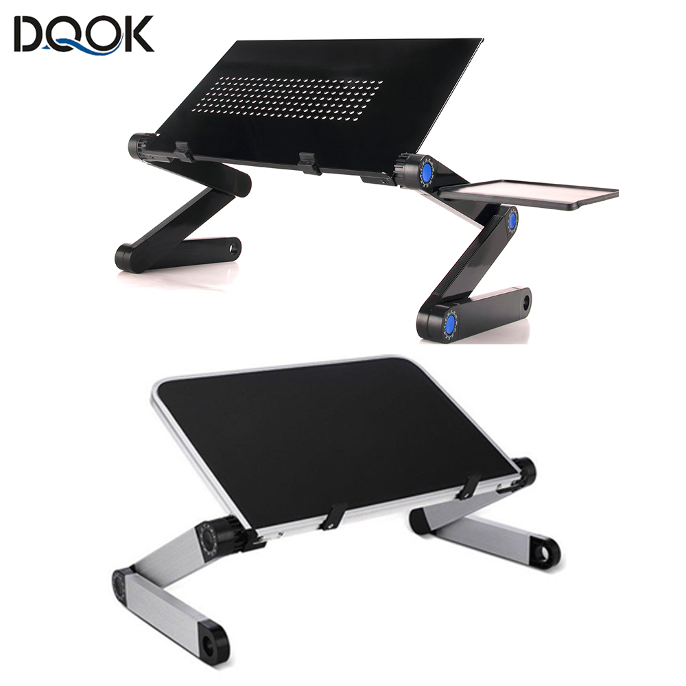 Desk Setup Maker - Verstelbare laptop bureaustandaard Draagbare aluminium ergonomische