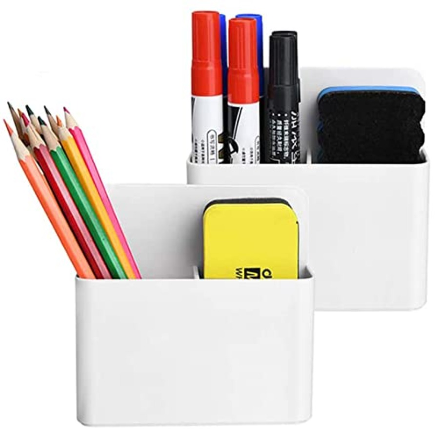Pen Cup Magnetic - Magnetische droog uitwisbare markeerstifthouder, pen- en