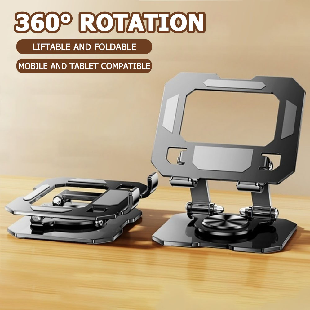 Desk Setup Gear - 360 graden draaibare tablet- en telefoonstandaard,