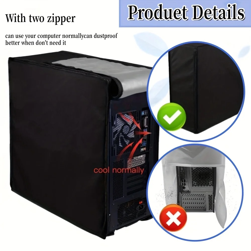 Stofkap voor desktop-cpu-behui - Desk Setup Design recensie en prijs