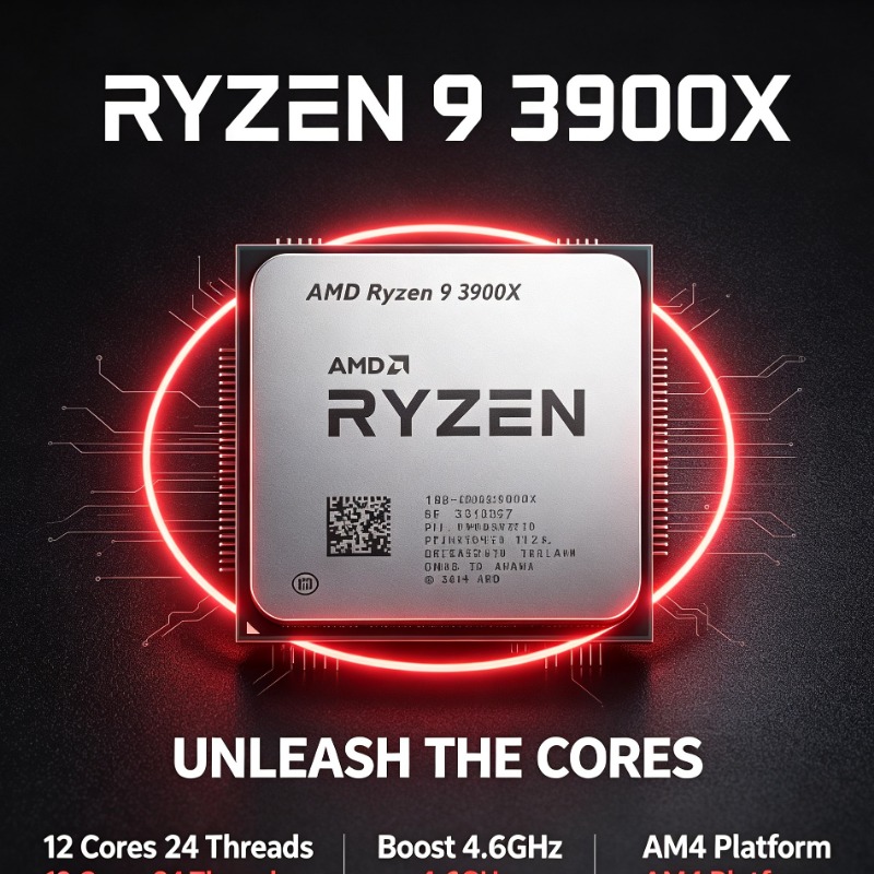 AMD Ryzen 9 3900X Computerproc - Amd Cpu Ryzen 9 recensie en prijs