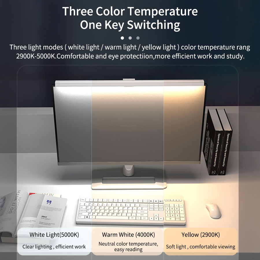 50cm LED Monitor Lichtbalk Sch - Desk Setup Modern recensie en prijs