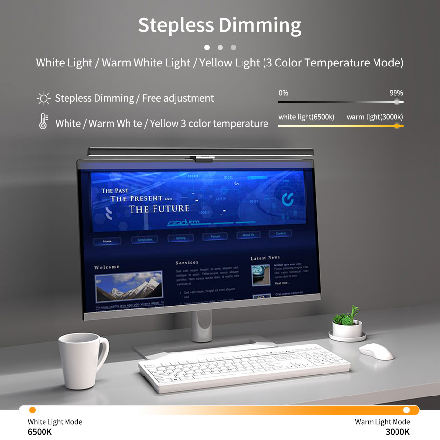 50cm LED Monitor Lichtbalk Sch - Desk Setup Modern recensie en prijs