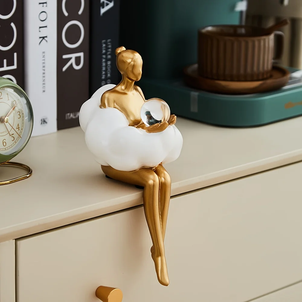 Cloud Girl Sculptuur Abstract  - Desk Setup Design recensie en prijs