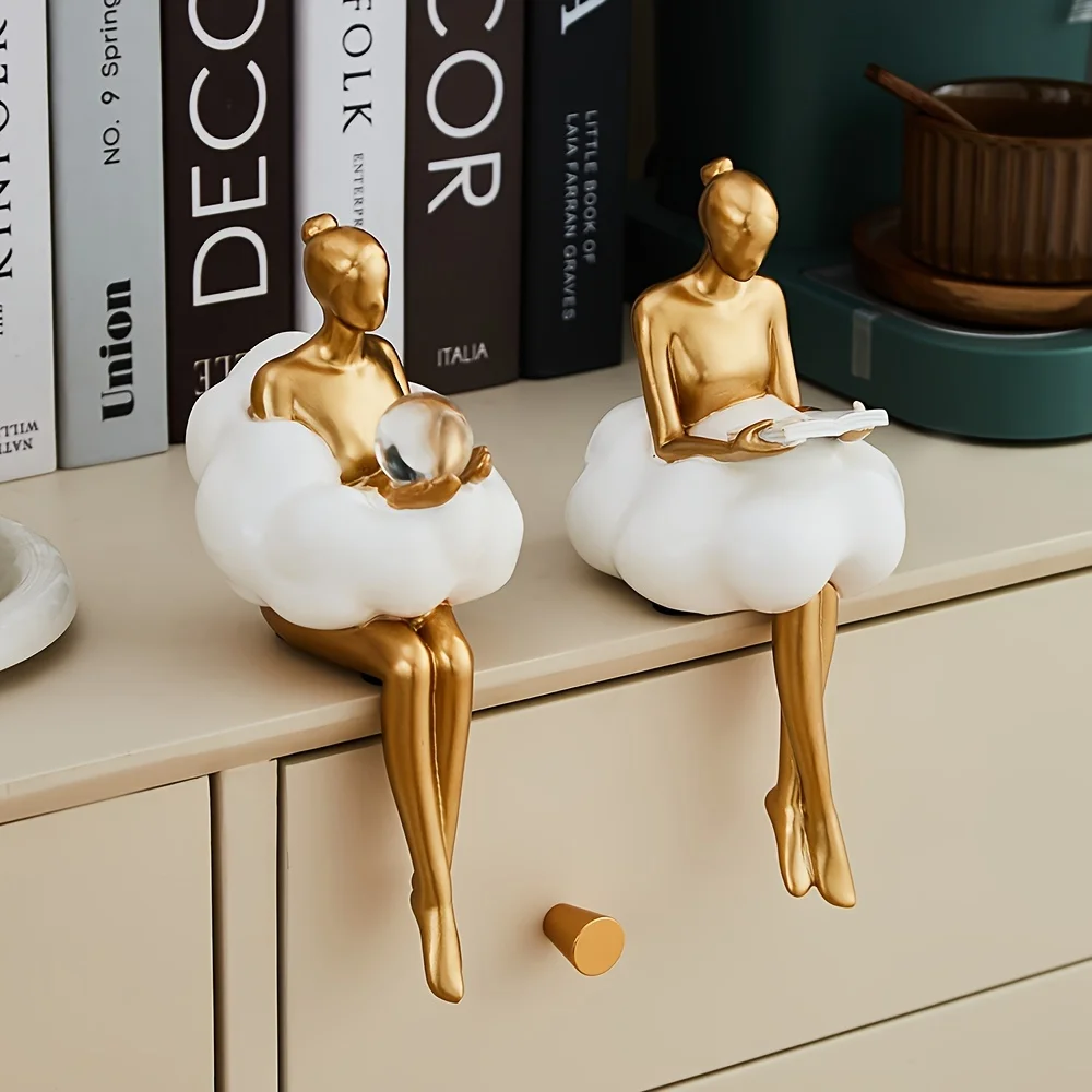 Cloud Girl Sculptuur Abstract  - Desk Setup Design recensie en prijs