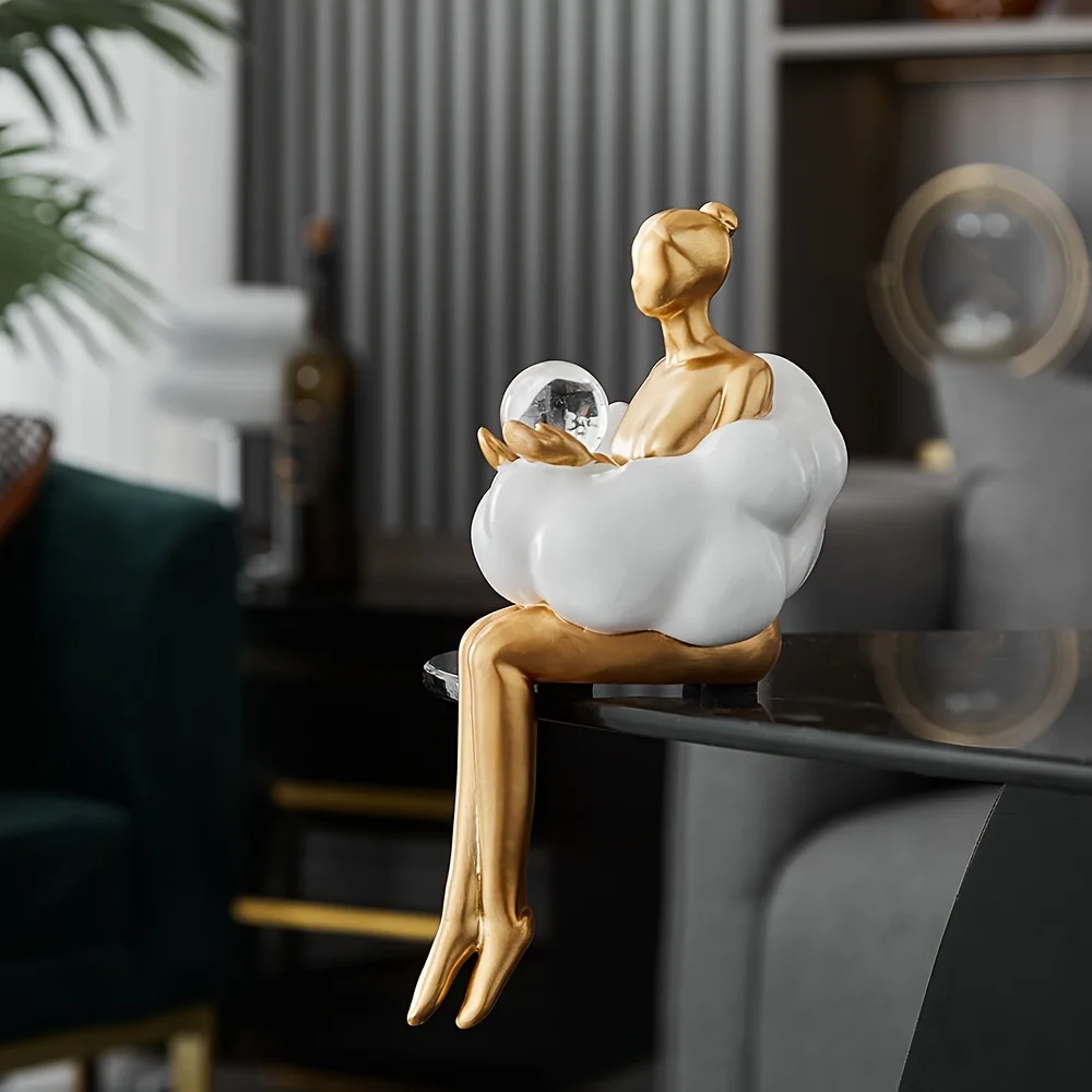 Cloud Girl Sculptuur Abstract  - Desk Setup Design recensie en prijs
