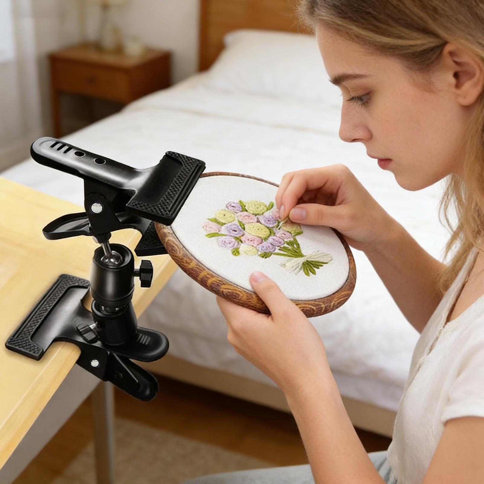 Borduurhouder, zwaar, verstelb - Desk Setup Equipment recensie en prijs