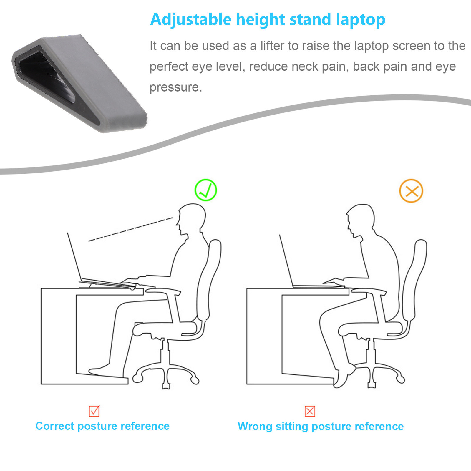 2-delige laptopstandaard, note - Desk Setup Design recensie en prijs