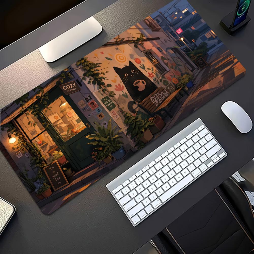 Cosy Anime Street Extended Gam - Desk Setup Pc And Laptop recensie en prijs