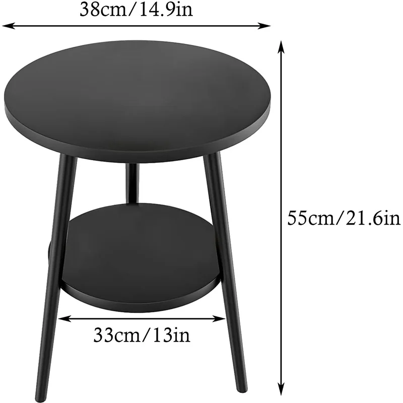 Dubbele Gelaagde Ronde Eettafe - Desk Setup Modern recensie en prijs