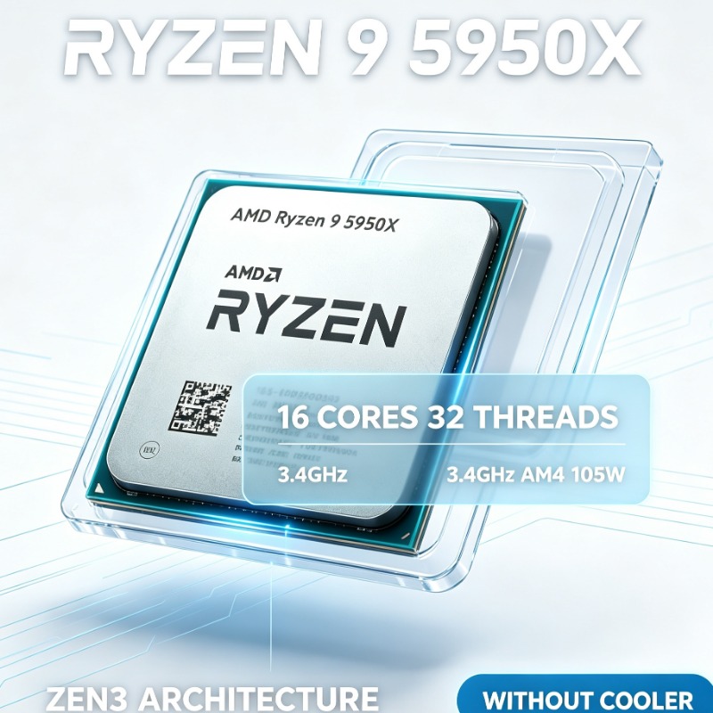 AMD Ryzen 9 5950X 16 Core 32 T - Amd Cpu Ryzen 9 recensie en prijs