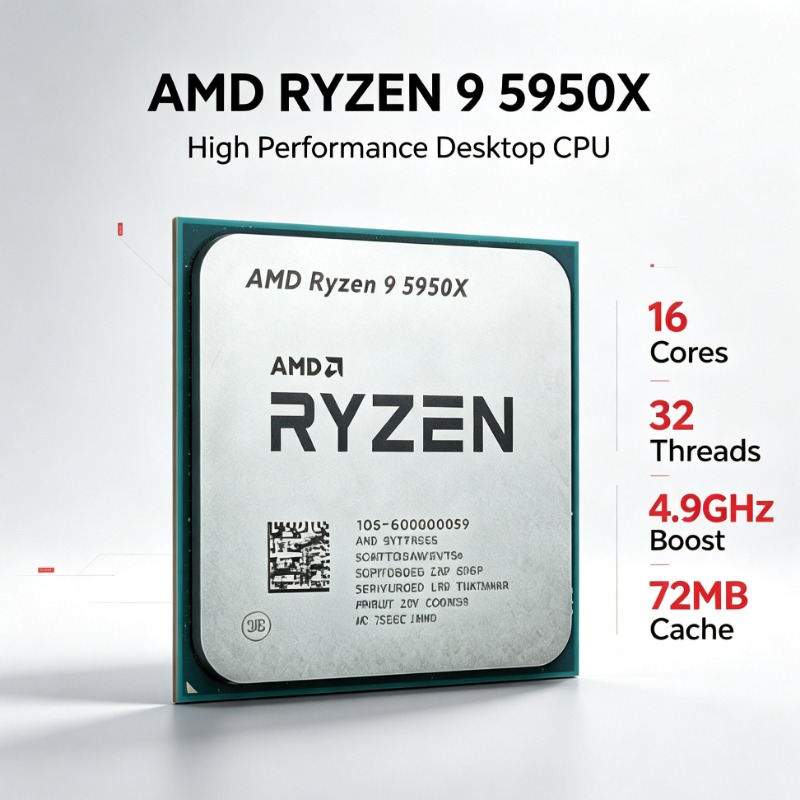AMD Ryzen 9 5950X 16 Core 32 T - Amd Cpu Ryzen 9 recensie en prijs