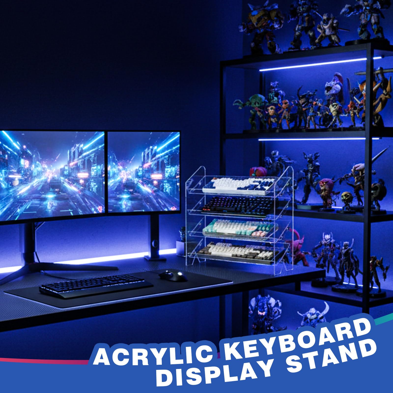 Acryl toetsenbord displaystand - Desk Setup Tablet recensie en prijs