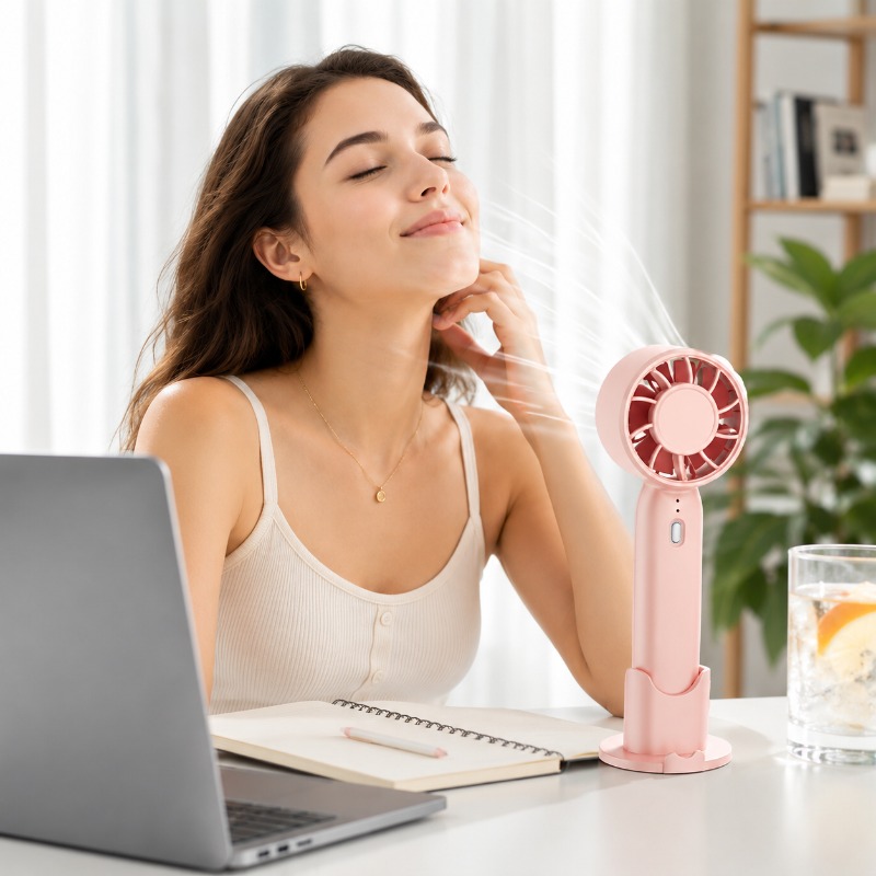 Handventilator USB oplaadbare  - Fan Desk Small Usb recensie en prijs