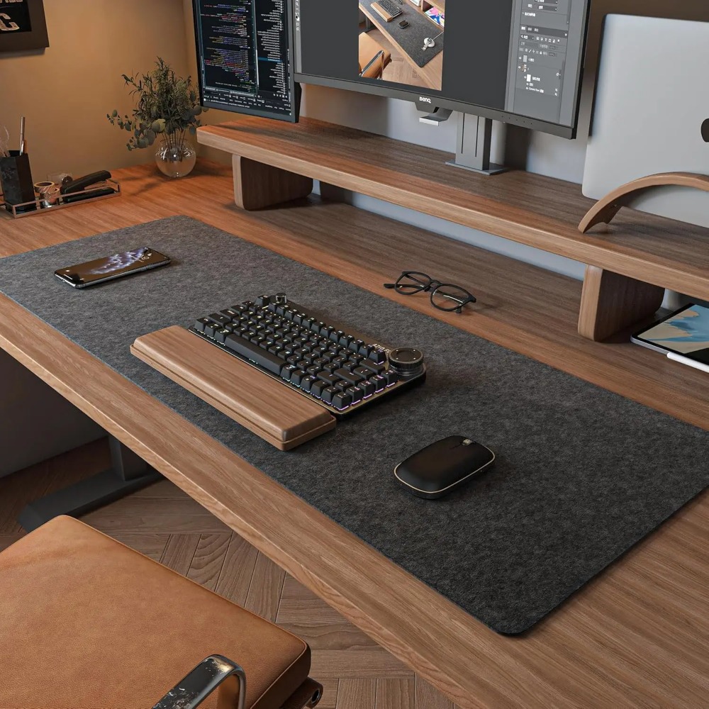 Vilten bureaumat Computermat v - Desk Setup Carpet recensie en prijs