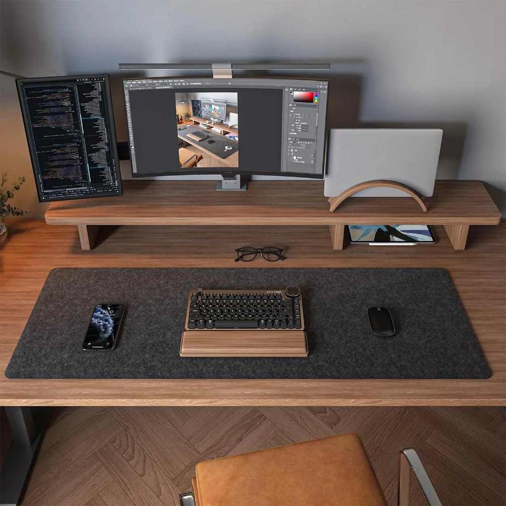 Vilten bureaumat Computermat v - Desk Setup Carpet recensie en prijs