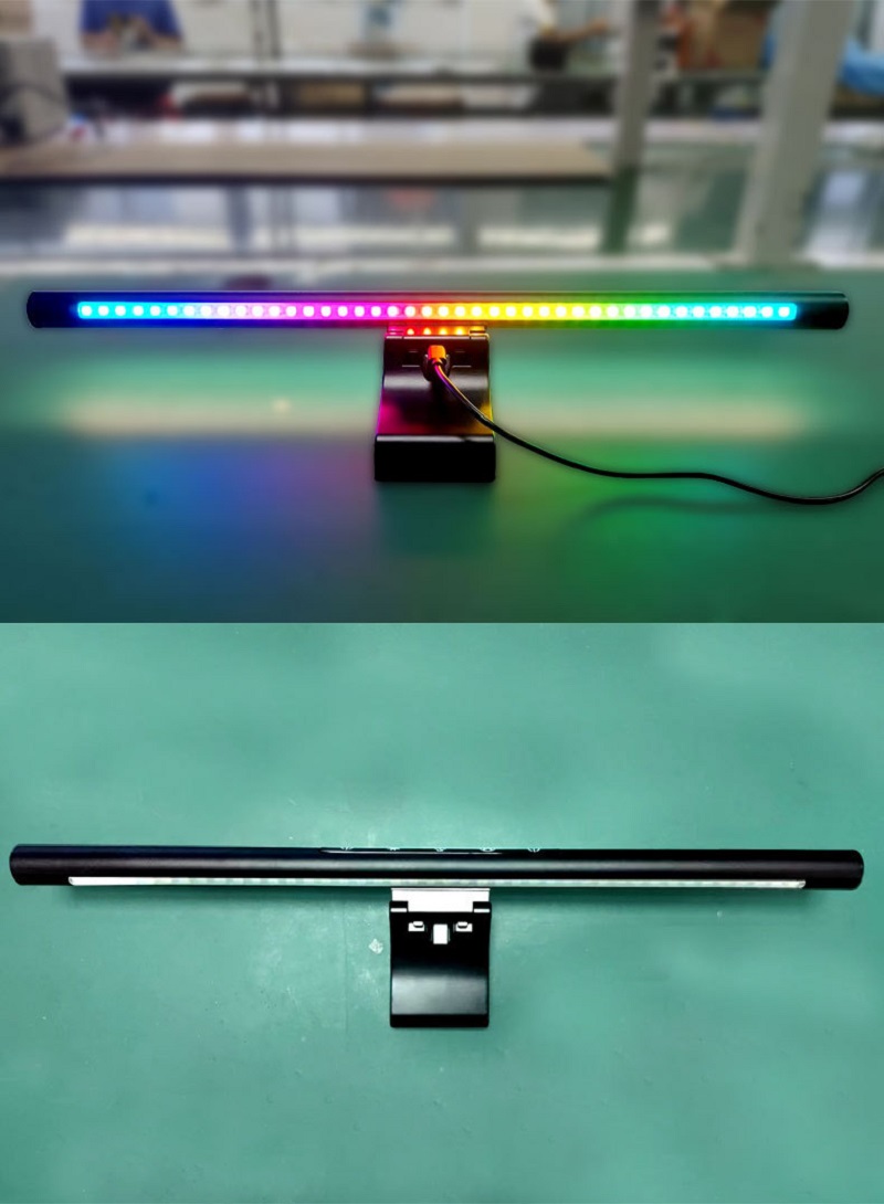 LED-monitor hangende bureaulam - Desk Setup On Bed recensie en prijs