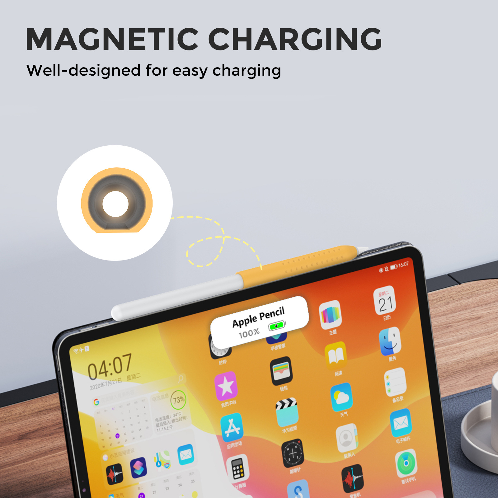 1 ST Stylus Cover voor Apple P - Pen Cup Magnetic recensie en prijs