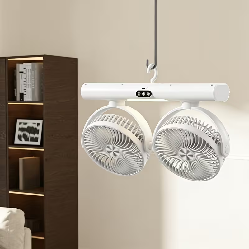Dubbele-circulatie ventilator  - Desk Setup Modern recensie en prijs