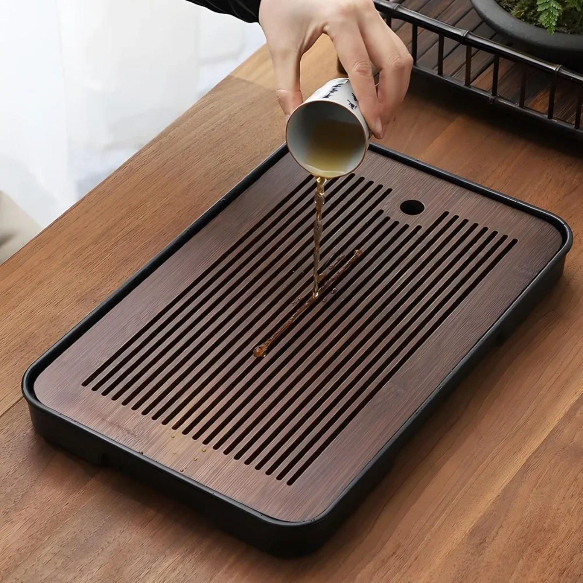 Draagbare afneembare bamboe th - Desk Setup Clean recensie en prijs