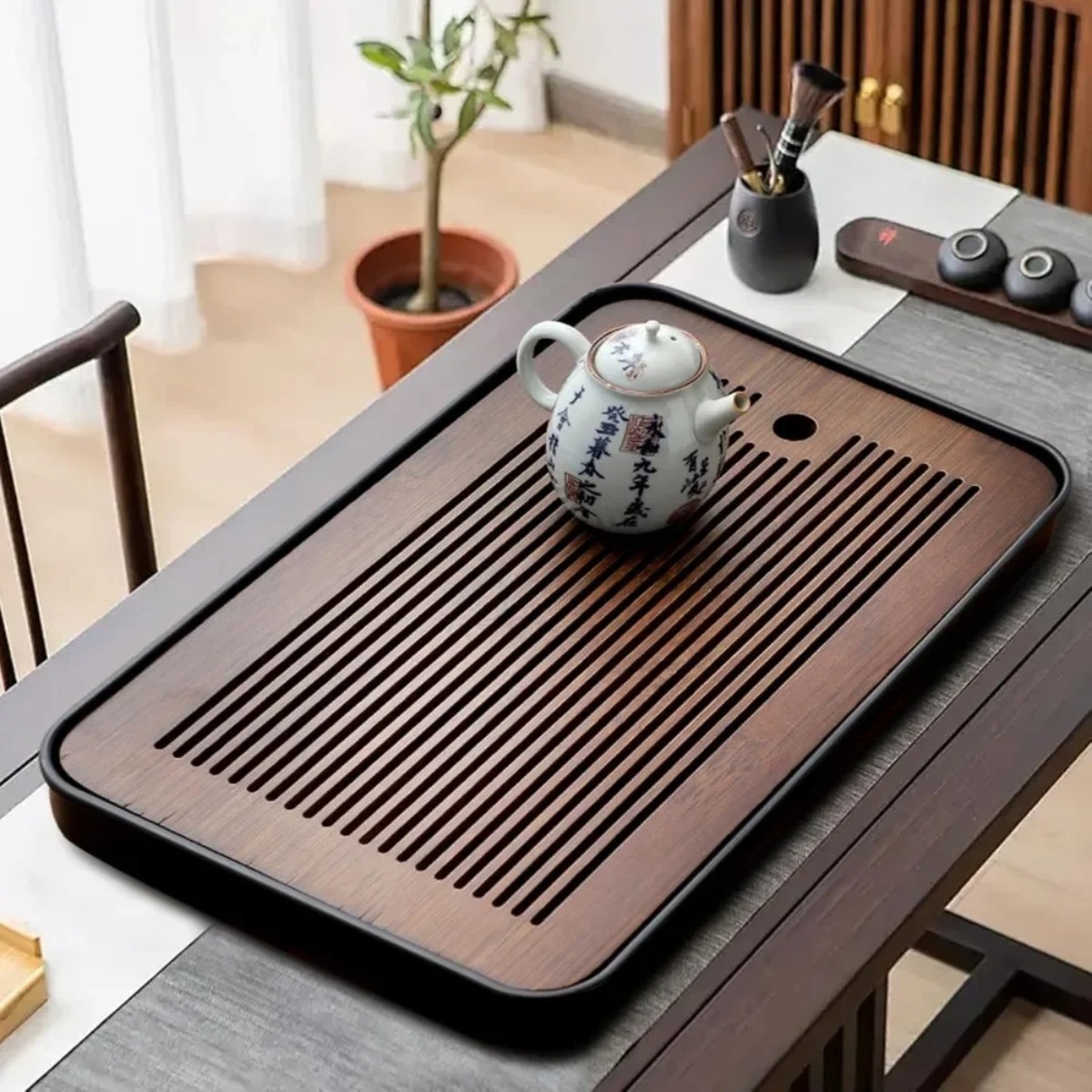 Draagbare afneembare bamboe th - Desk Setup Clean recensie en prijs