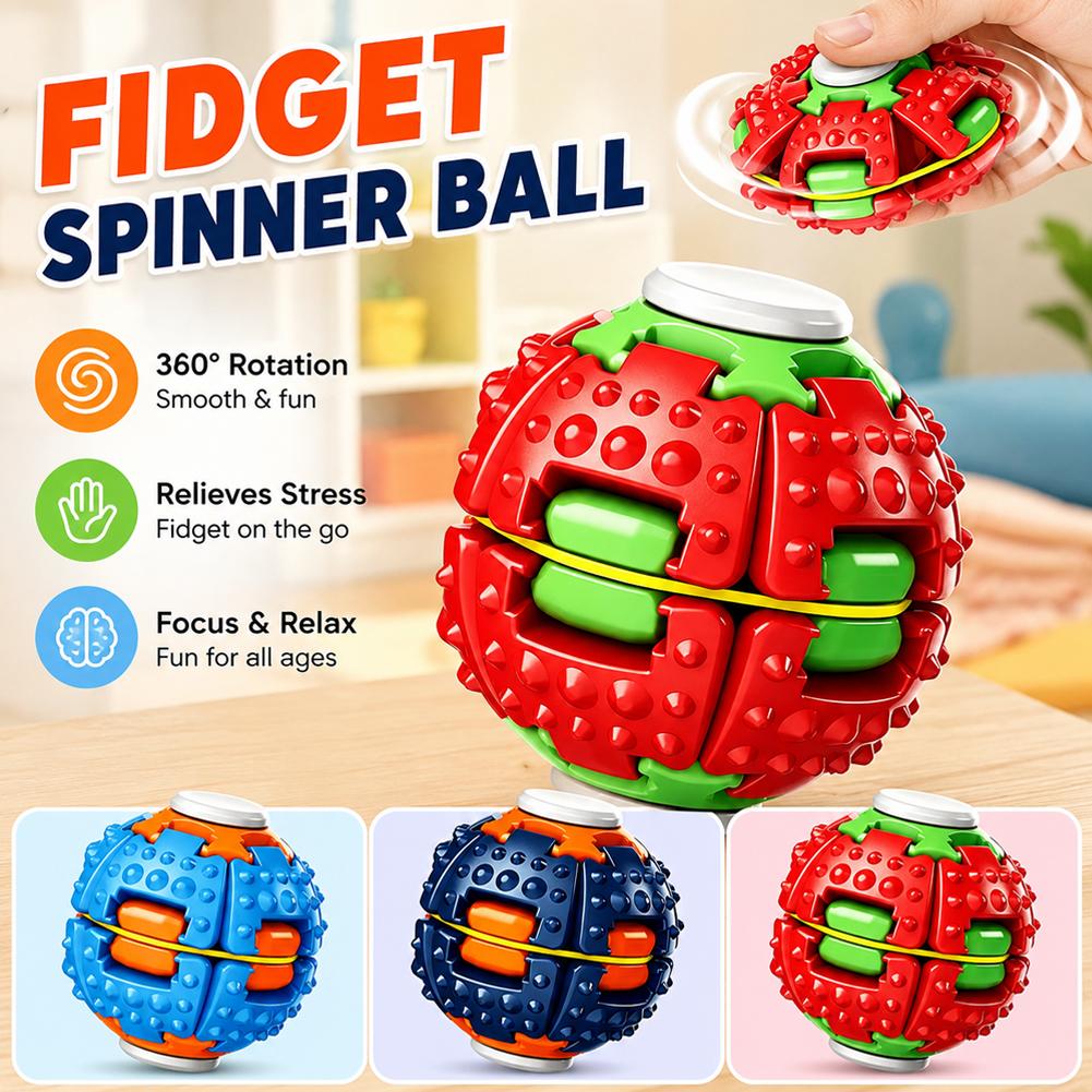 Draagbare draaibare fidgetbal, - Desk Setup Gear recensie en prijs