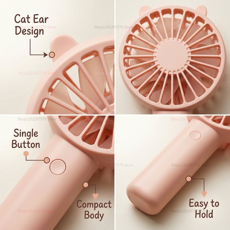 Draagbare handventilator Mini  - Fan Desk Small Usb recensie en prijs