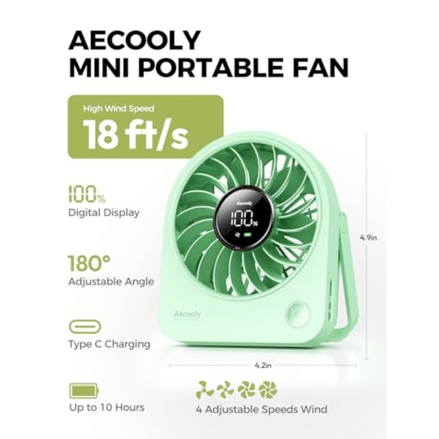 Mini draagbare bureauventilato - Fan Desk Small Usb recensie en prijs