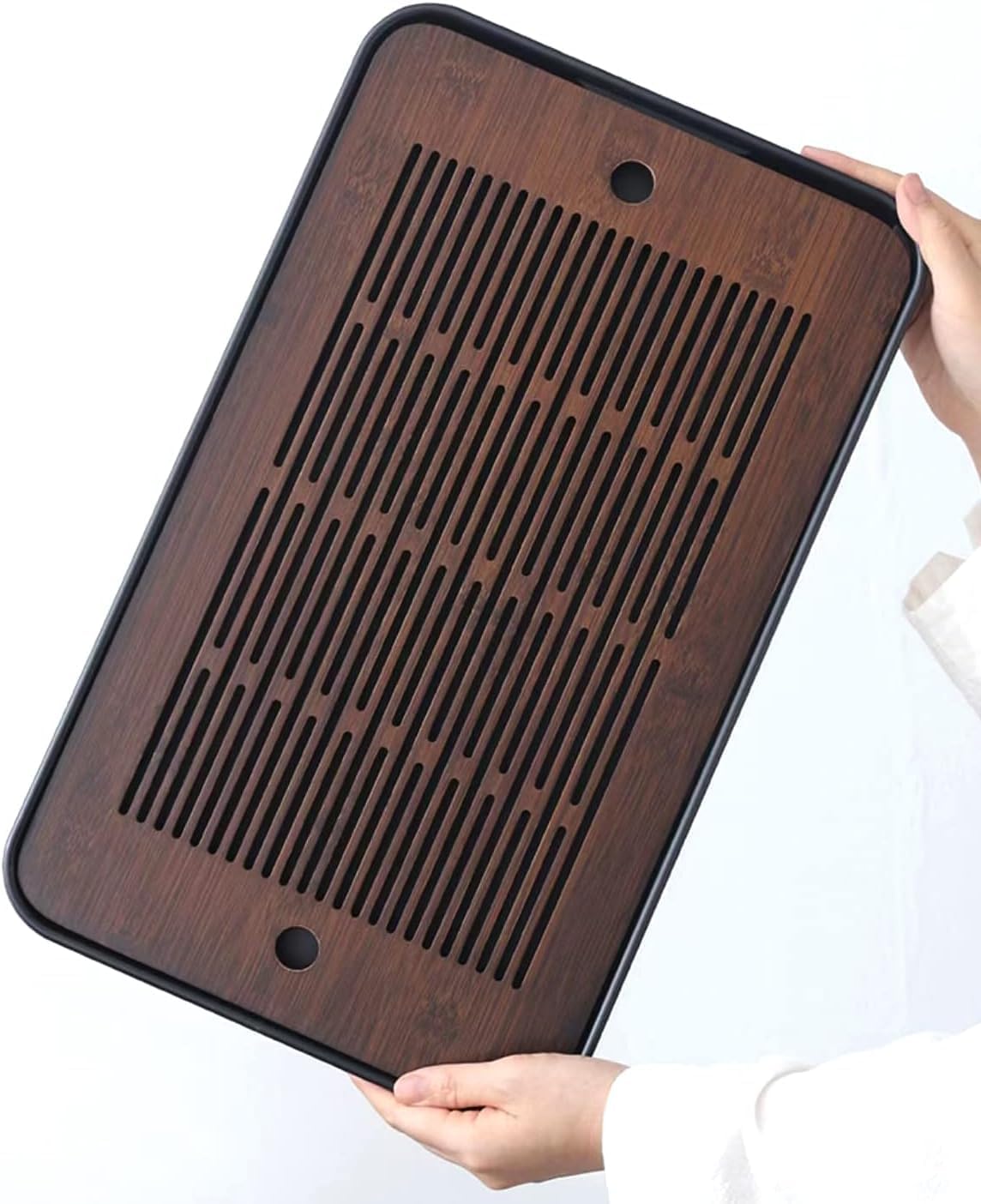 Natuurlijke bamboe theeblad me - Desk Setup Clean recensie en prijs