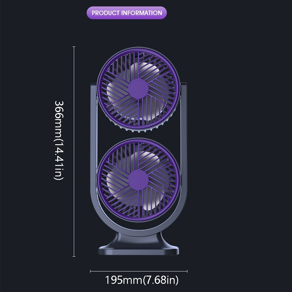 5-versnellings desktopventilat - Desk Setup Gear recensie en prijs