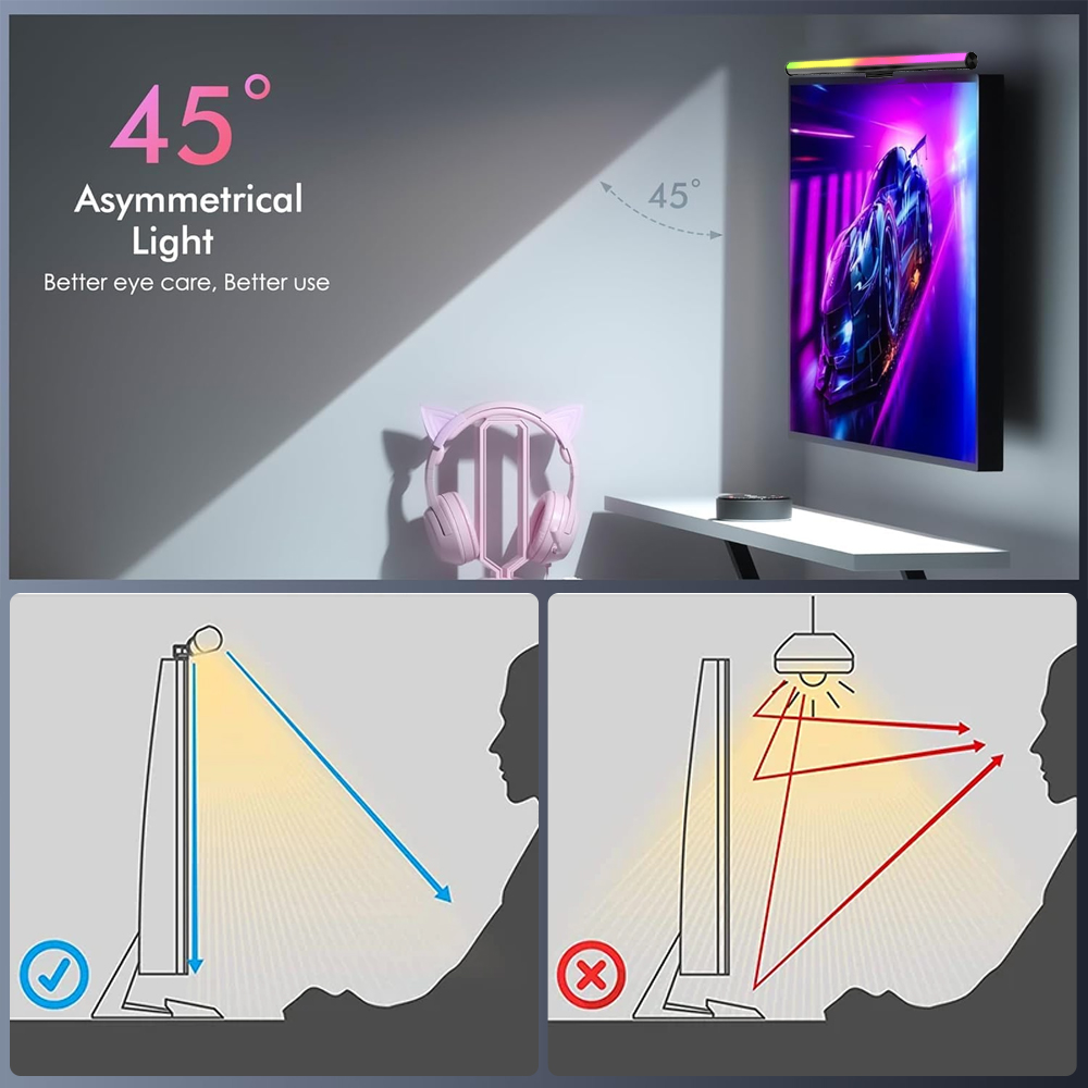 RGB Lightbar Monitor Light Bar - Desk Setup On Bed recensie en prijs