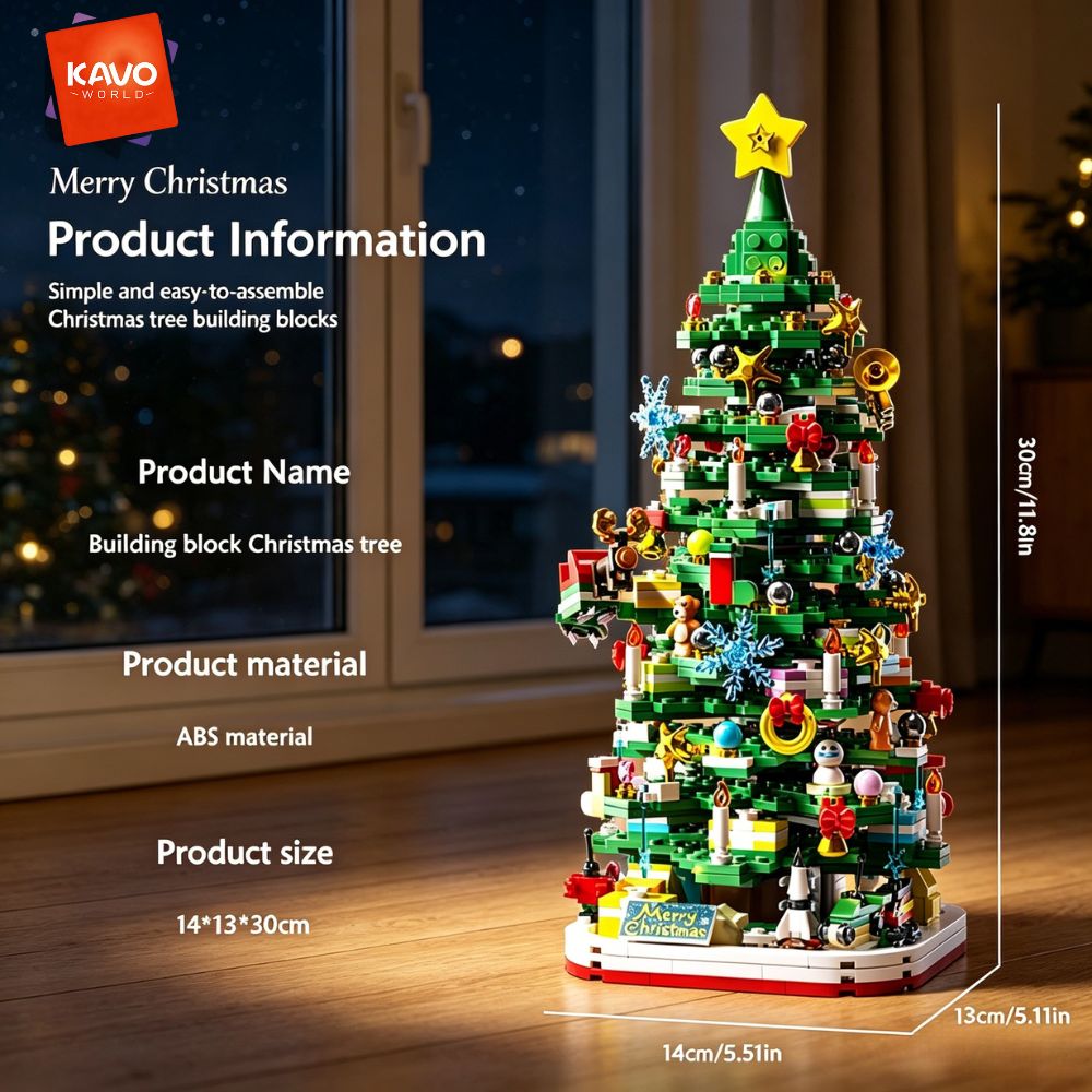 KAVOWORLD 1024-delige Kerstboo - Desk Setup Enthusiast recensie en prijs
