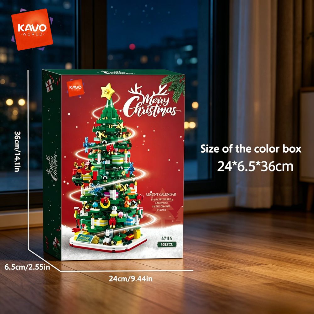 KAVOWORLD 1024-delige Kerstboo - Desk Setup Enthusiast recensie en prijs
